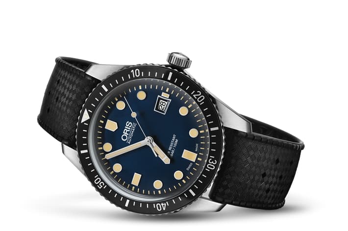 Rubber strap black - 07 4 21 18 | Oris